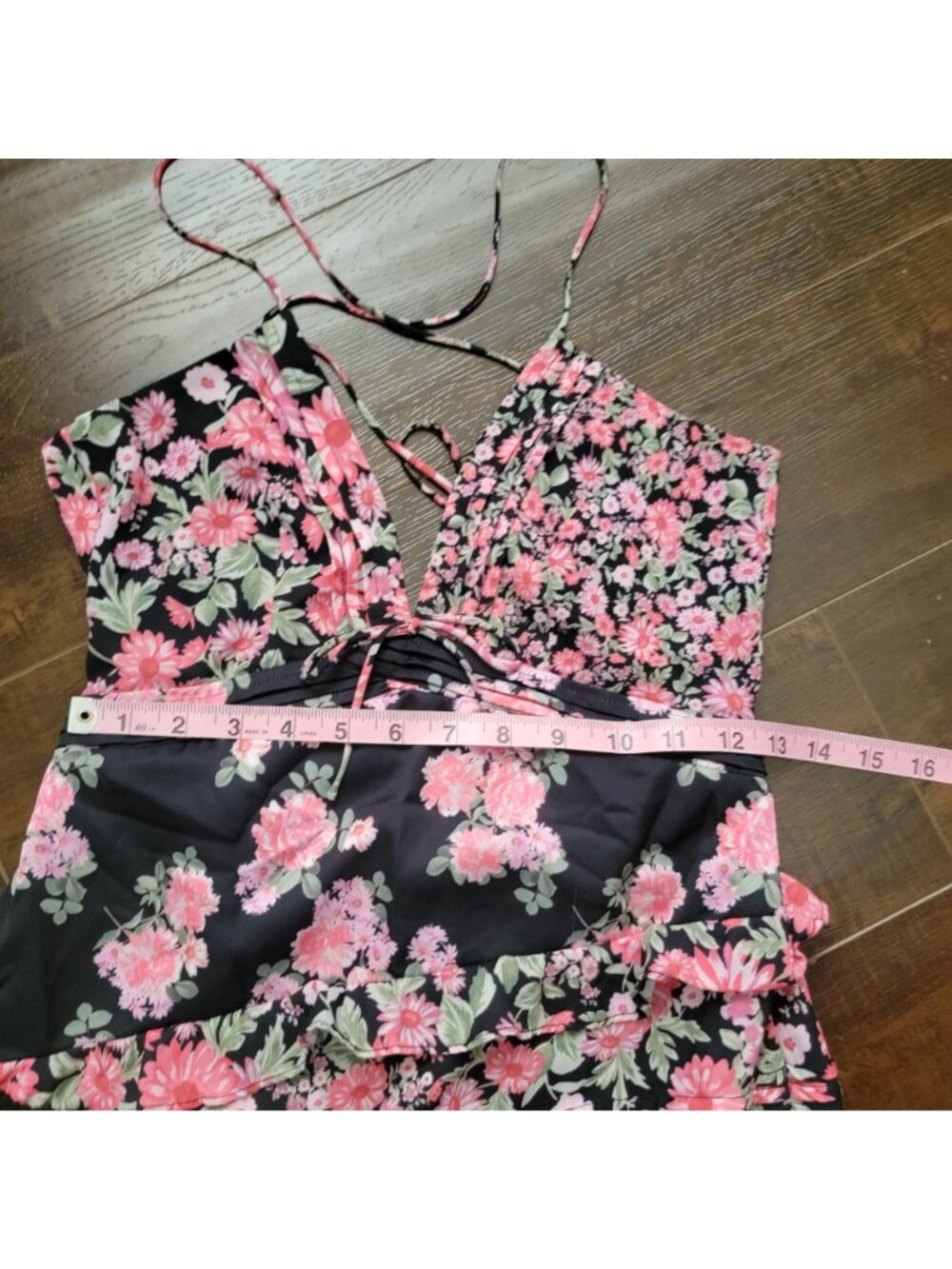 For Love And Lemons Rosalyn Dress Lace Satin Romance 90s Y2K Whimsy Womens XS - Picture 7 of 9